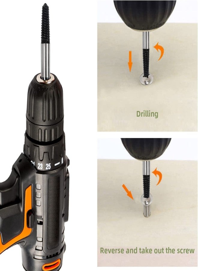 uptodateproducts مجموعة أدوات استخراج البراغي المكسورة من UpTodateProducts، مجموعة استخراج براغي الأنابيب، مجموعة استخراج البراغي، مزيل البراغي التالفة، لفك البراغي والمسامير المكسورة من M3 إلى M19 (1/8 بوصة - 3/4 بوصة) بسهولة - 5 قطع - Image 5